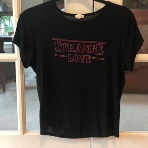 Garage black graphic Tee- Shirt
